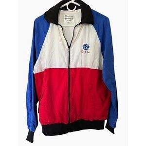 Mariotti Sportswear ICI Sports‎ Team Jacket Red white blue Colorblock USA Size L